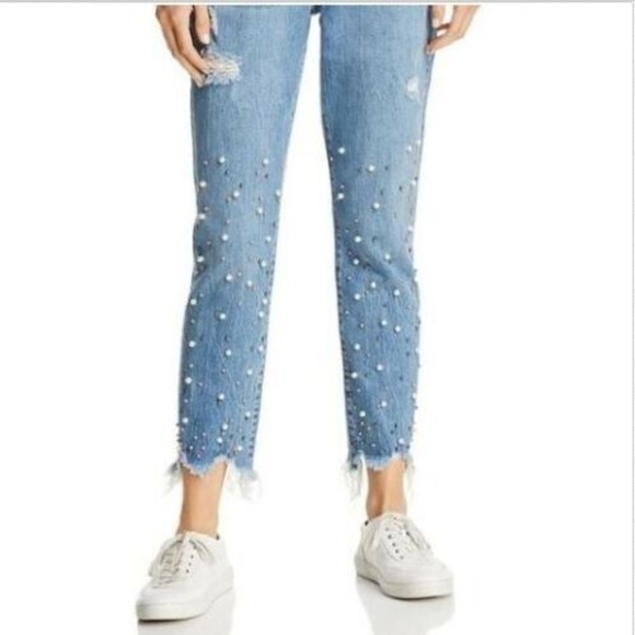 womens pearl jeans